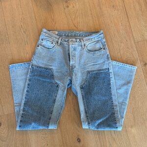 Levi's 501 Straight-Leg Patch Pocket Jeans